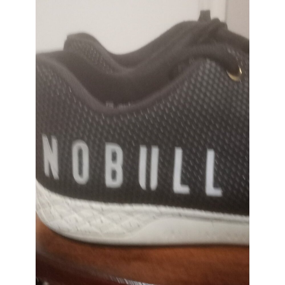 NOBULL Men 5.5 Outwork Impact Shoes Black Trainer Sneakers Superfabric Womens 7 - Picture 4 of 13